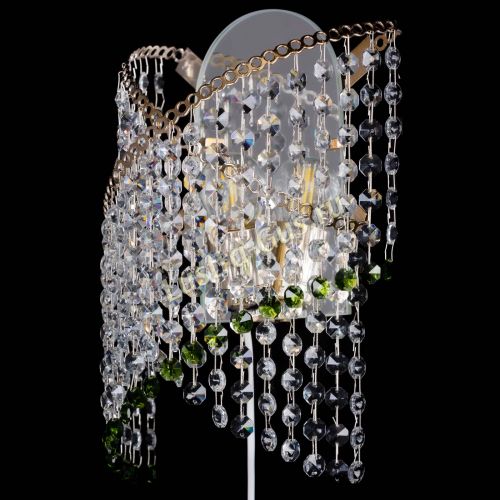 Бра Космея №1 зеленая в Сочи Гусь Хрустальный