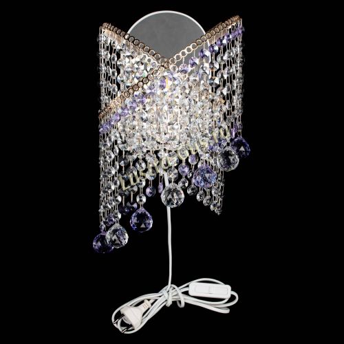 Бра Космея №3 фиолетовая в Сочи Гусь Хрустальный