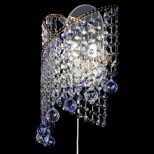 Бра Космея №3 фиолетовая в Сочи Гусь Хрустальный