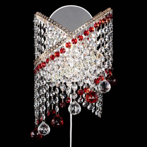 Бра Космея №3 красная в Сочи Гусь Хрустальный