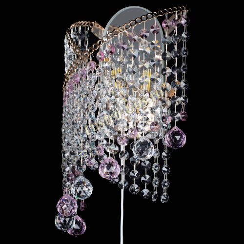 Бра Космея №3 розовая в Сочи Гусь Хрустальный