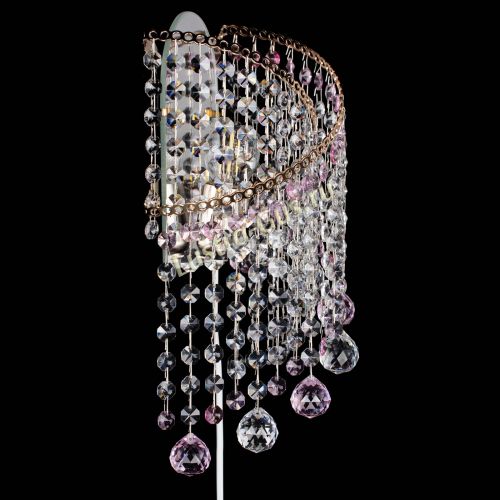 Бра Космея №3 розовая в Сочи Гусь Хрустальный