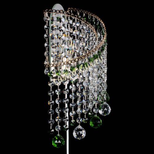 Бра Космея №3 зеленая в Сочи Гусь Хрустальный