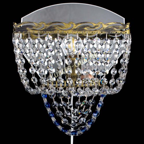 Бра Квадрат №2 под бронзу Синяя в Сочи Бра Квадрат №2 под бронзу Синяя в Сочи