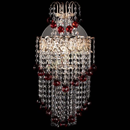 Бра Ника №5 красная в Сочи Гусь Хрустальный