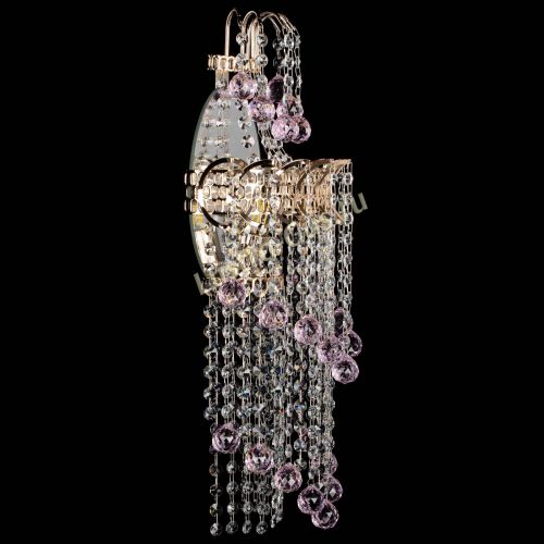 Бра Ника №5 розовая в Сочи Гусь Хрустальный