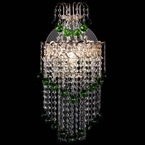 Бра Ника №5 зеленая в Сочи Гусь Хрустальный