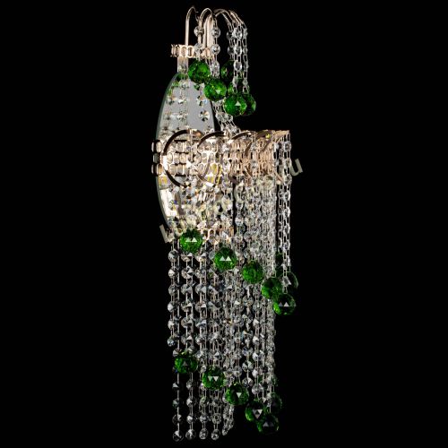 Бра Ника №5 зеленая в Сочи Гусь Хрустальный