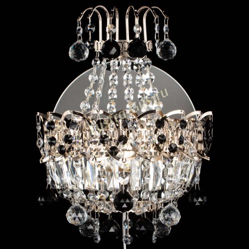 Бра Ника шар черная в Сочи Гусь Хрустальный