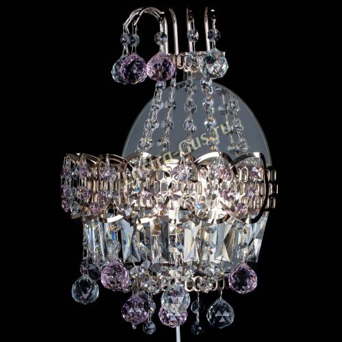 Бра Ника шар розовая в Сочи Гусь Хрустальный