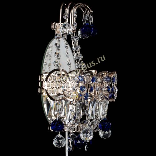 Бра Ника шар синяя в Сочи Гусь Хрустальный