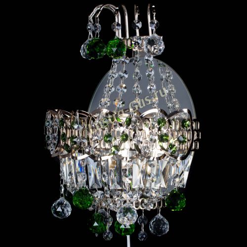 Бра Ника шар зеленая в Сочи Гусь Хрустальный