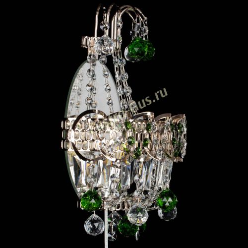 Бра Ника шар зеленая в Сочи Гусь Хрустальный