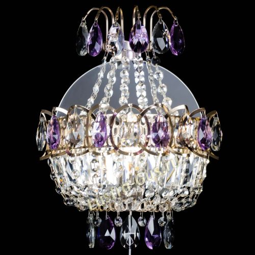 Бра Ника журавлик фиолетовая в Сочи Гусь Хрустальный