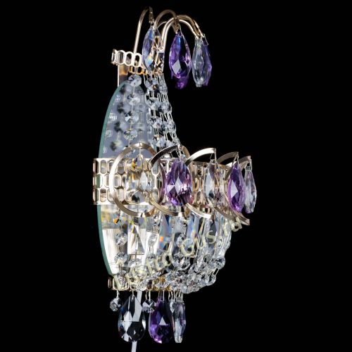 Бра Ника журавлик фиолетовая в Сочи Гусь Хрустальный