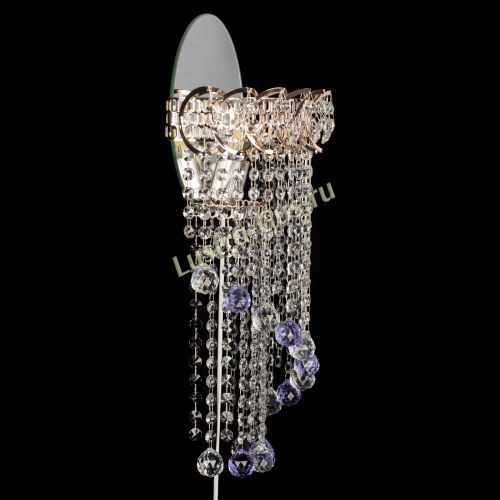 Бра Омега №1 фиолетовая в Сочи Гусь Хрустальный