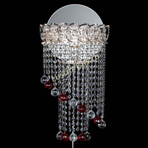 Бра Омега №1 красная в Сочи Гусь Хрустальный