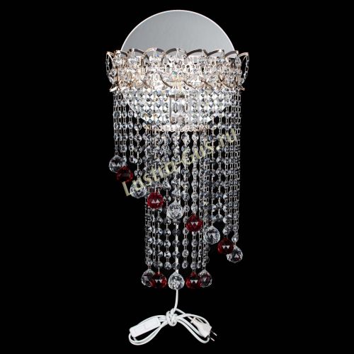 Бра Омега №1 красная в Сочи Гусь Хрустальный