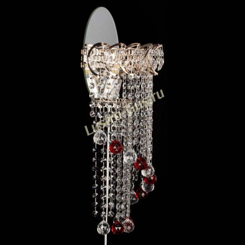 Бра Омега №1 красная в Сочи Гусь Хрустальный