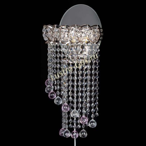 Бра Омега №1 розовая в Сочи Гусь Хрустальный