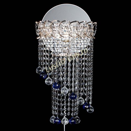 Бра Омега №1 синяя в Сочи Гусь Хрустальный