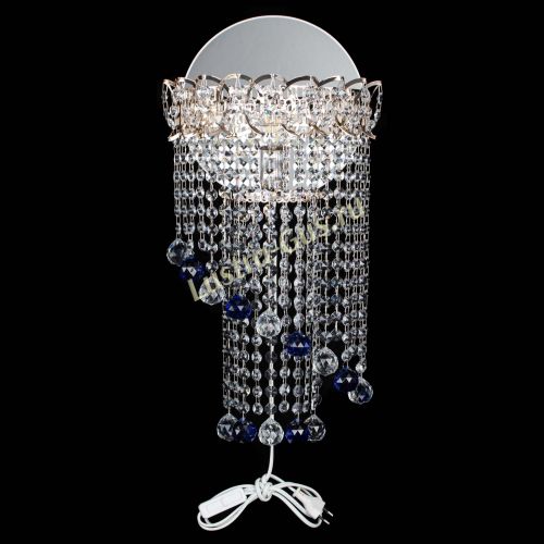 Бра Омега №1 синяя в Сочи Гусь Хрустальный