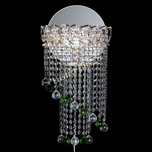 Бра Омега №1 зеленая в Сочи Гусь Хрустальный