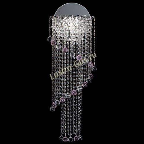 Бра Омега №3 розовая в Сочи Гусь Хрустальный