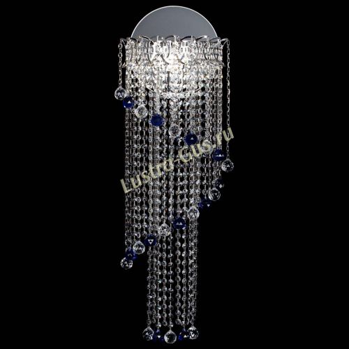 Бра Омега №3 синяя в Сочи Гусь Хрустальный