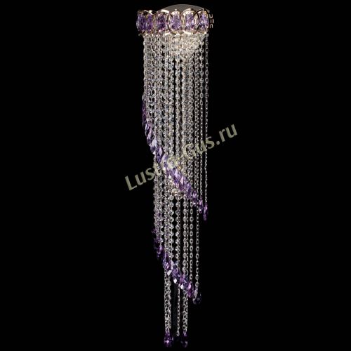Бра Омега №4 фиолетовая в Сочи Гусь Хрустальный
