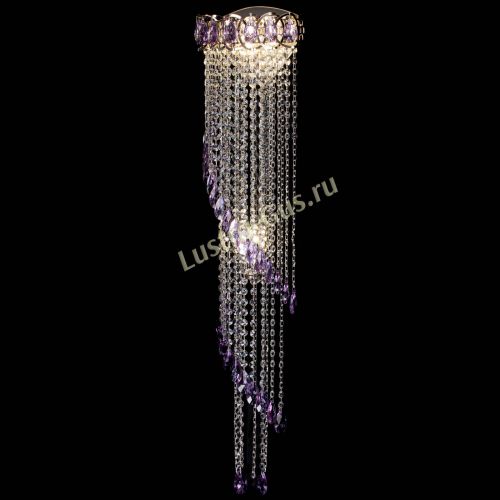 Бра Омега №4 фиолетовая в Сочи Гусь Хрустальный