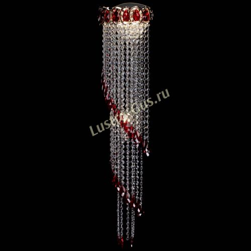 Бра Омега №4 красная в Сочи Гусь Хрустальный