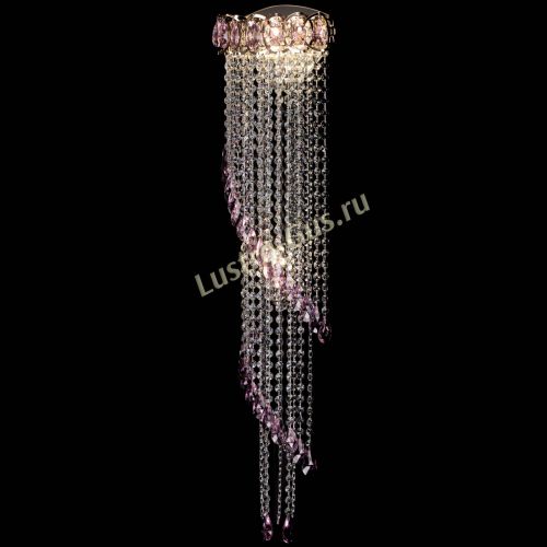 Бра Омега №4 розовая в Сочи Гусь Хрустальный