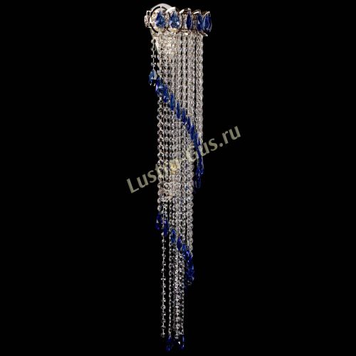 Бра Омега №4 синяя в Сочи Гусь Хрустальный
