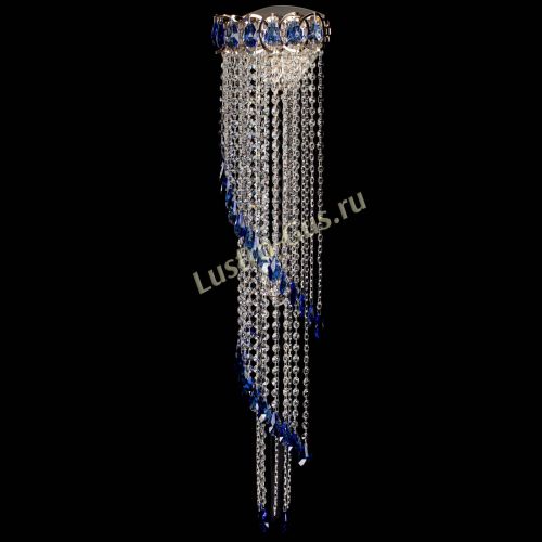 Бра Омега №4 синяя в Сочи Гусь Хрустальный