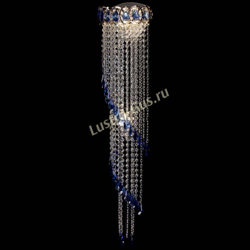 Бра Омега №4 синяя в Сочи Гусь Хрустальный