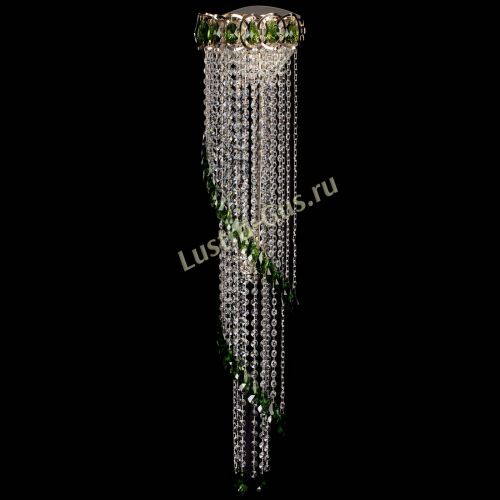 Бра Омега №4 зеленая в Сочи Гусь Хрустальный