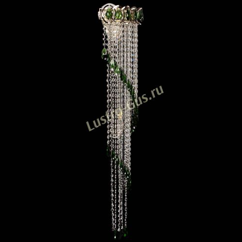 Бра Омега №4 зеленая в Сочи Гусь Хрустальный