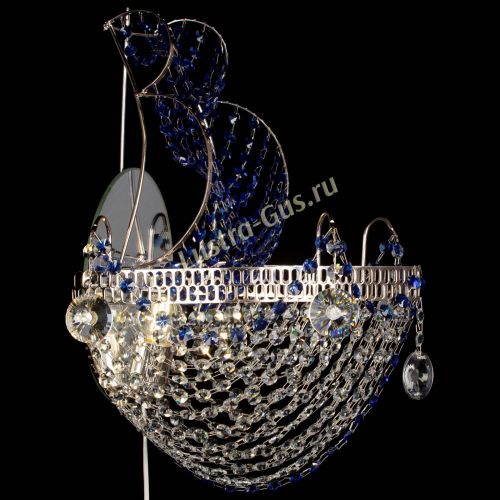 Бра Парусник №1 синяя в Сочи Гусь Хрустальный