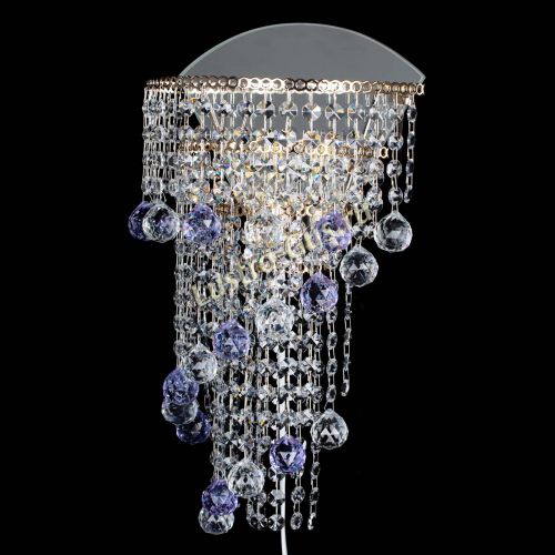 Бра Пирамида №3 фиолетовая в Сочи Гусь Хрустальный