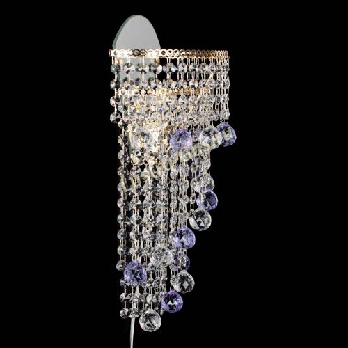 Бра Пирамида №3 фиолетовая в Сочи Гусь Хрустальный