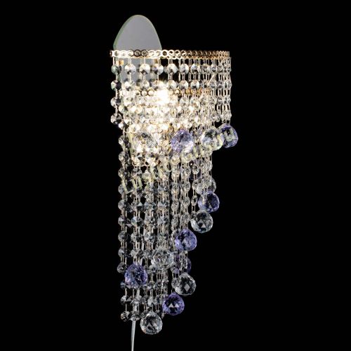 Бра Пирамида №3 фиолетовая в Сочи Гусь Хрустальный