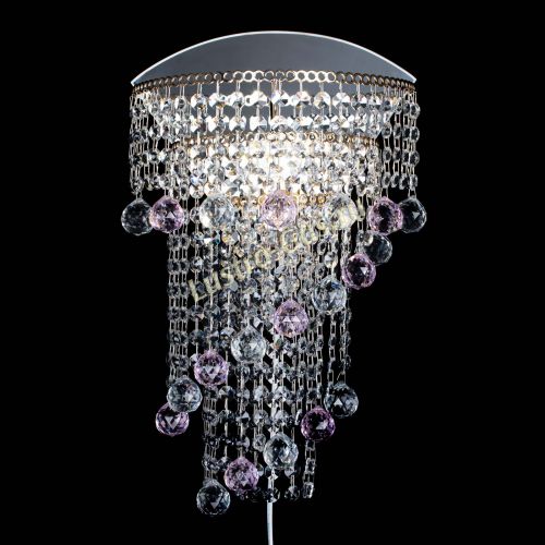 Бра Пирамида №3 розовая в Сочи Гусь Хрустальный