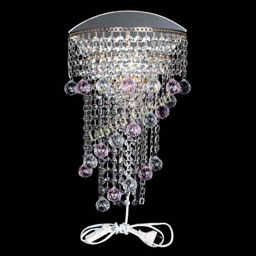 Бра Пирамида №3 розовая в Сочи Гусь Хрустальный