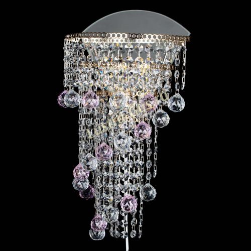 Бра Пирамида №3 розовая в Сочи Гусь Хрустальный