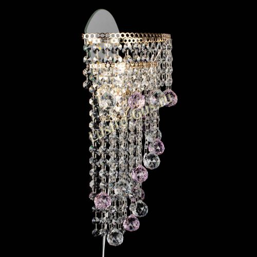 Бра Пирамида №3 розовая в Сочи Гусь Хрустальный