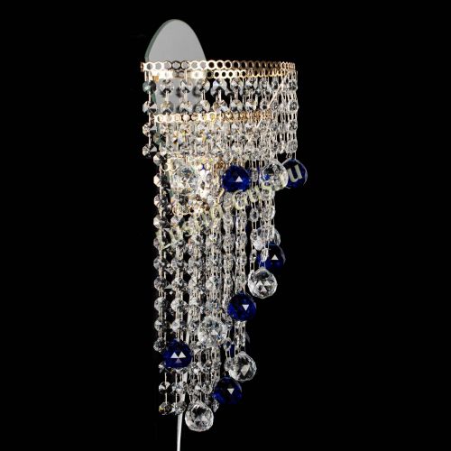 Бра Пирамида №3 синяя в Сочи Гусь Хрустальный