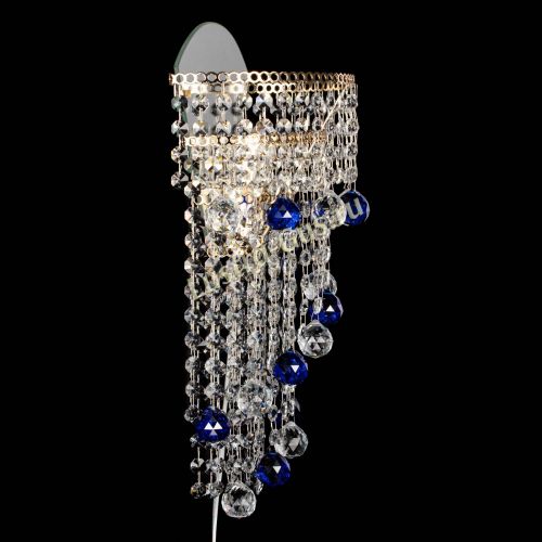 Бра Пирамида №3 синяя в Сочи Гусь Хрустальный