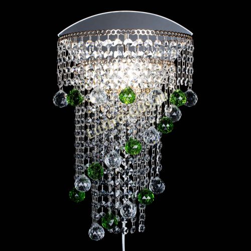 Бра Пирамида №3 зеленая в Сочи Гусь Хрустальный