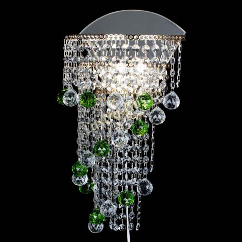 Бра Пирамида №3 зеленая в Сочи Гусь Хрустальный